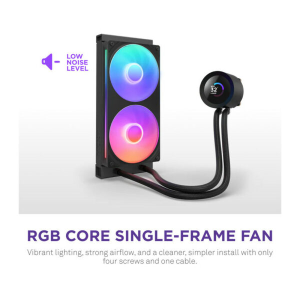 NZXT Kraken 240 RGB V2 - 240mm AIO (Black) – Image 6