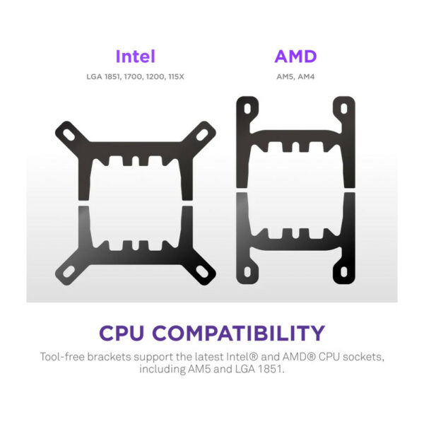 NZXT Kraken 240 RGB V2 - 240mm AIO (Black) – Image 8