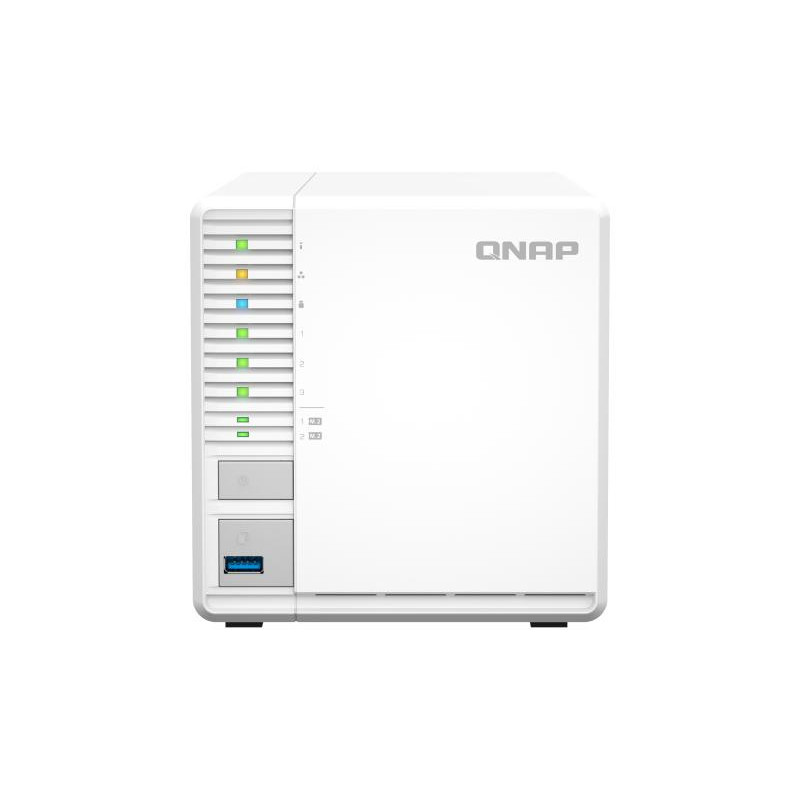 QNAP TS-364 NAS Tower Intel Celeron N5095 8 Go Blanc
