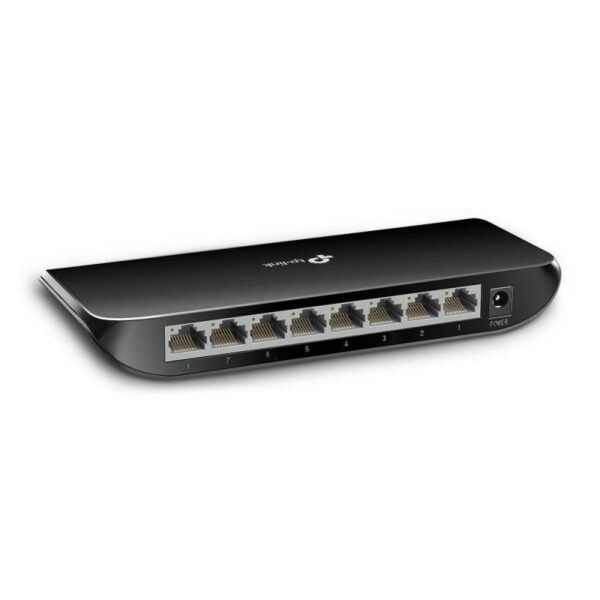TP-Link TL-SG1008D Non-géré Gigabit Ethernet (10/100/1000) Noir – Image 3