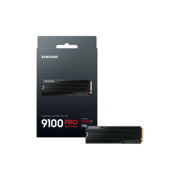 SAMSUNG SSD 9100 PRO 1T M.2 Gen5 + Dissipateur *MZ-VAP1T0CW – Image 3