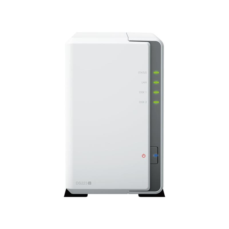 Synology DiskStation DS223J NAS Bureau Realtek RTD1619B 1 Go DDR4 Blanc
