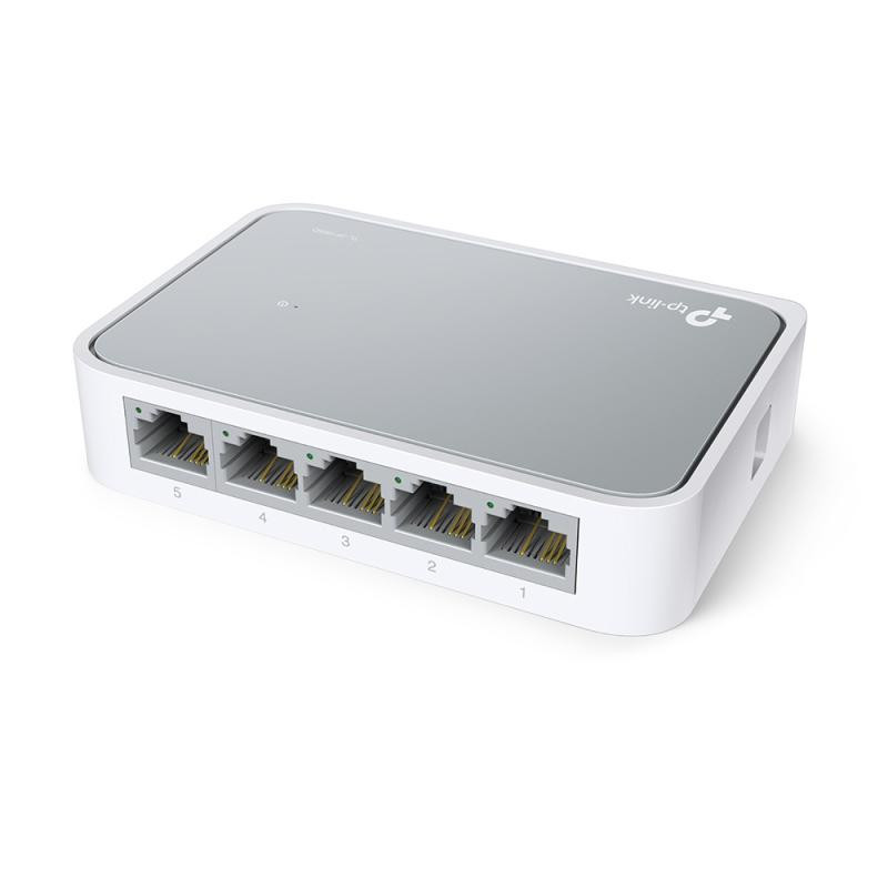 TP-Link TL-SF1005D Géré Fast Ethernet (10/100) Blanc
