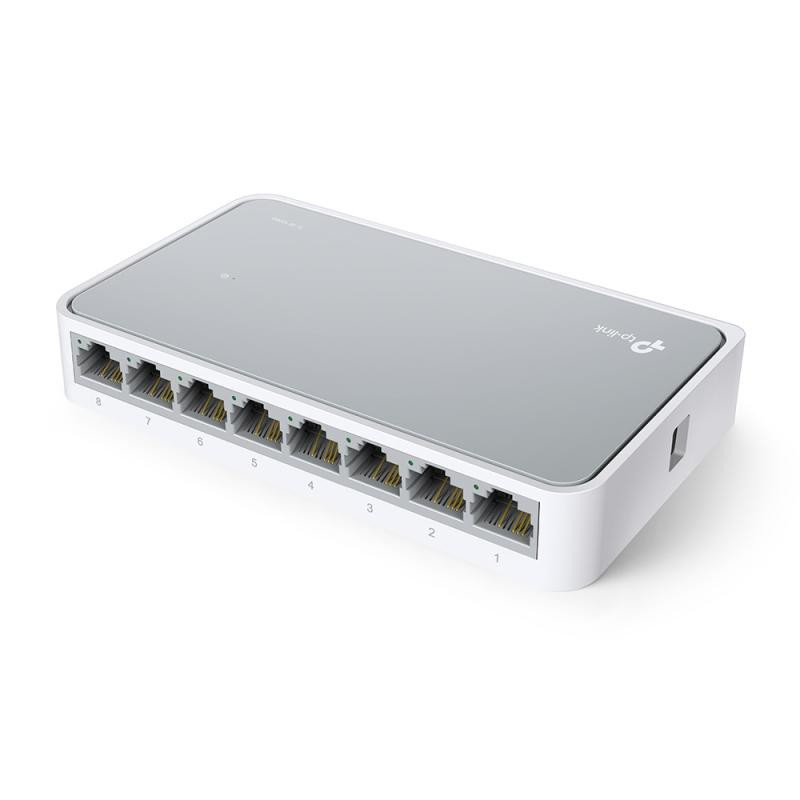 TP-Link TL-SF1008D Non-géré Fast Ethernet (10/100) Blanc