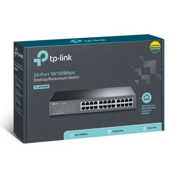 TP-Link TL-SF1024D Non-géré Fast Ethernet (10/100) Gris – Image 3