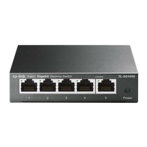 TP-Link TL-SG105S Non-géré Gigabit Ethernet (10/100/1000) Noir – Image 3
