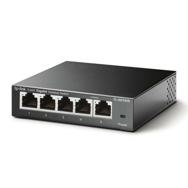 TP-Link TL-SG105S Non-géré Gigabit Ethernet (10/100/1000) Noir